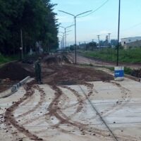 El municipio de Recreo denunció el paso de autos en obras recientes