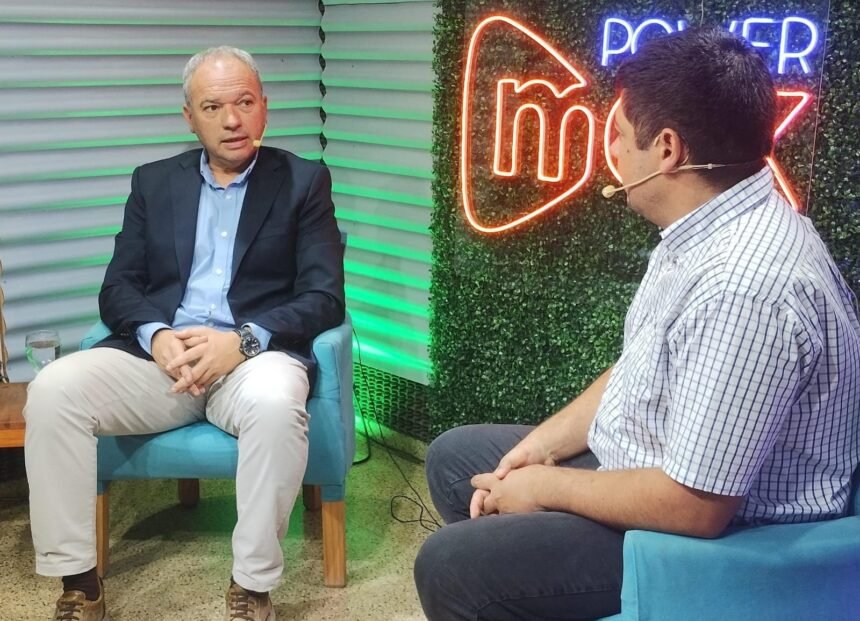 El intendente Cotterli habló de seguridad, industria y turismo en Laguna Paiva 58 elvio cotterli radio estudio