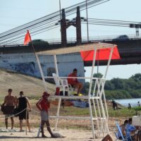 Santa Fe decidió colocar bandera roja en las playas