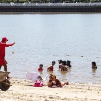 Las palometas mordieron a los bañistas de la Costanera santafesina