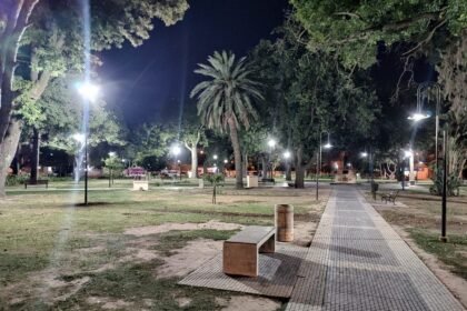plaza san martin recreo noche