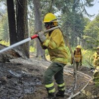 Brigadistas santafesinos llegaron a Neuquén para reemplazar a sus compañeros en el combate de incendios