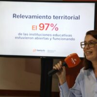 El 97% de las escuelas santafesinas estuvieron abiertas y funcionando el 24 de febrero