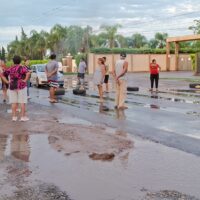 Vecinos de Recreo Sur cortaron la ruta por los reiterados problemas de energía