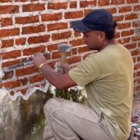 Obras en el cementerio de Arroyo Aguiar