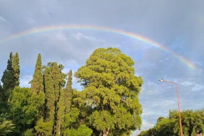 arco iris recreo tiempo pronostico