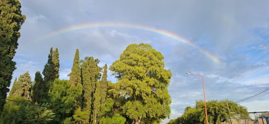 arco iris recreo tiempo pronostico