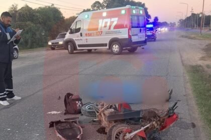 accidente fatal monte vera 2 motos