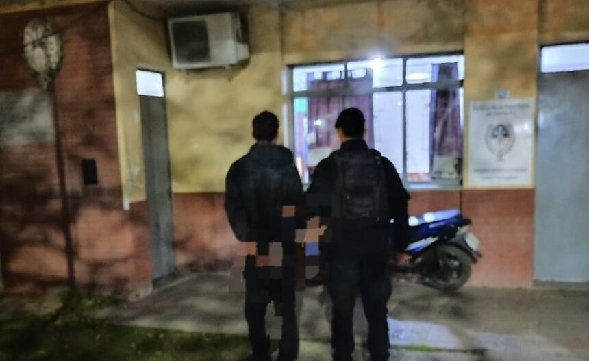Detuvieron a un ladrón que empujó a la policía y se dio a la fuga en Recreo 59 verdura
