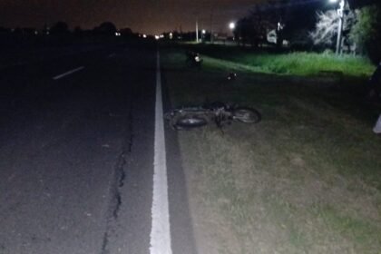 moto accidente ruta 11