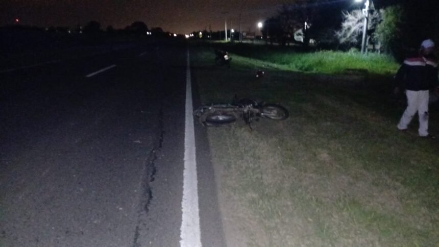 moto accidente ruta 11
