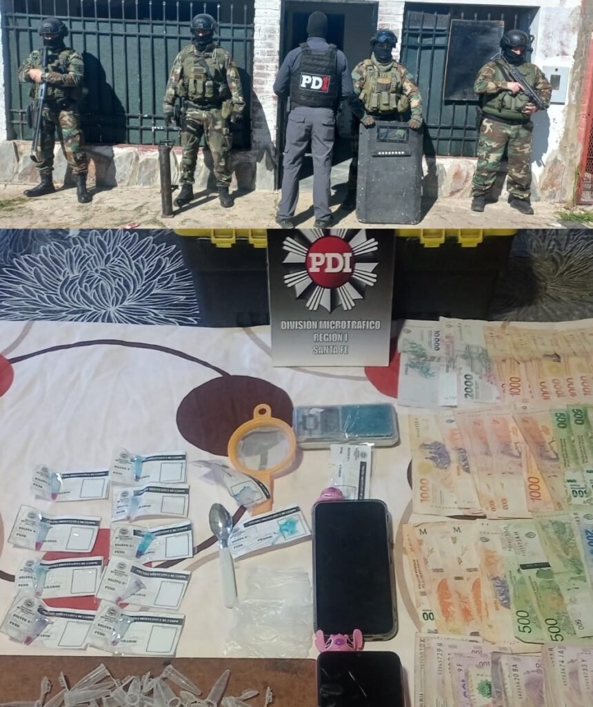 Allanamientos por droga en Recreo: una mujer detenida y secuestro de estupefacientes 59 secuestro droga