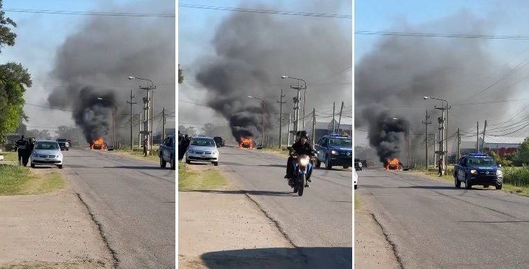 incendio auto montevera