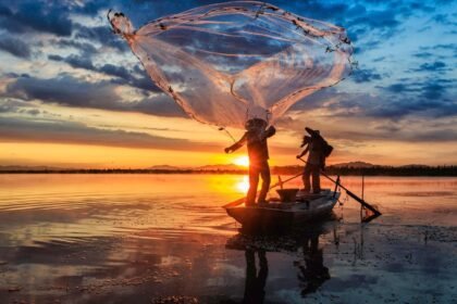 pescadores pesca
