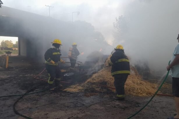 incendio rollos alfalfa