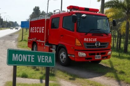 bomberos monte vera CAMION