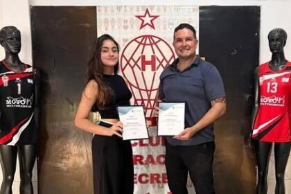 huracan voley distincion 1