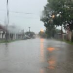 lluvia calles recreo tormenta