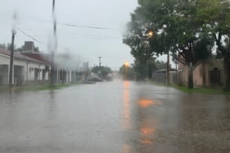lluvia calles recreo tormenta