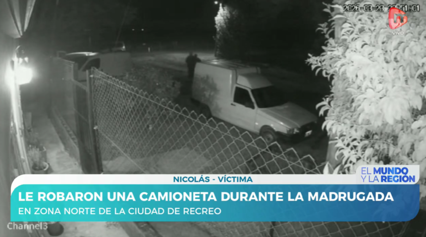 “Me la robaron en frente de mi casa”: sustrajeron una camioneta en zona norte de Recreo 59 Captura de pantalla 2026 03 25 120953