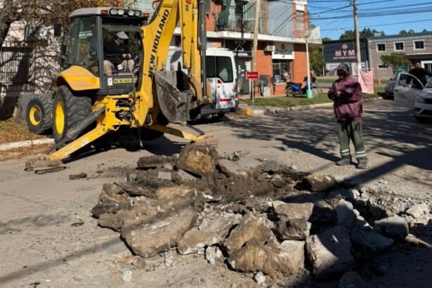 bacheo calle monte vera