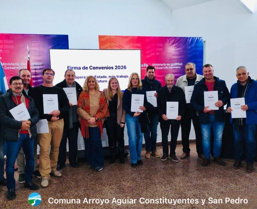 Hernán Carraro asistió a la firma de convenios de Género y Diversidad 60 convenios genero aguiar