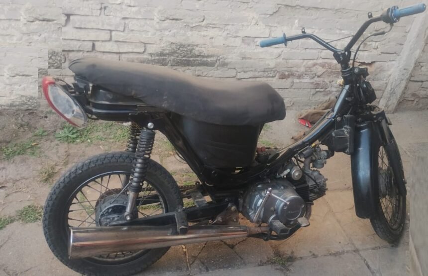 Aprehendieron a un joven por circular en una moto con el cuadro adulterado en Nelson 59 motoooo