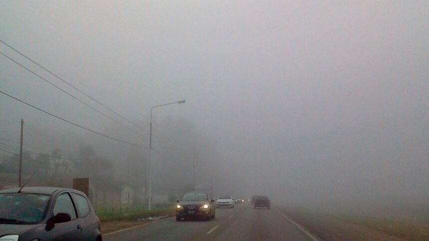 Persisten los bancos de niebla y recomiendan extremar cuidados al circular en Santa Fe 59 niebla