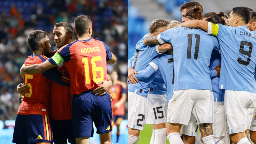 Debutan España y Uruguay: hora, formaciones y dónde verlo 60 Mundial3