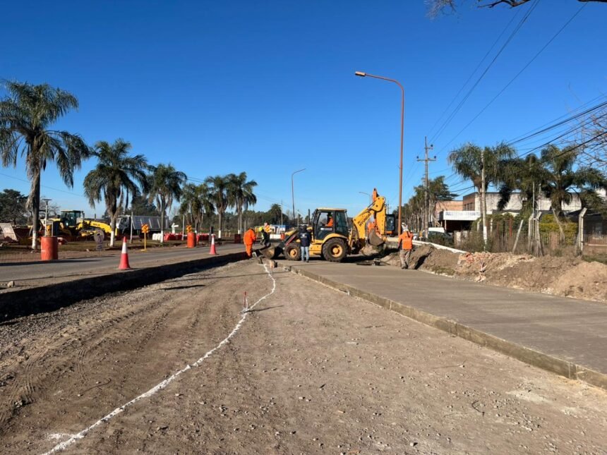 La transformación de la Ruta Provincial Nº 5 avanza a buen ritmo: ya trabajan en los desagües y la futura rotonda 60 WhatsApp Image 2026 06 30 at 07.44.10