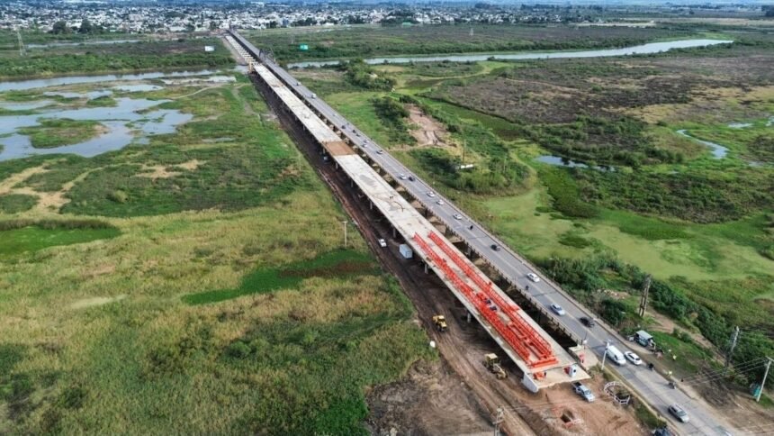 Cambia la circulación en el acceso al Puente Carretero por las obras en la Ruta 11 61 carretero puente