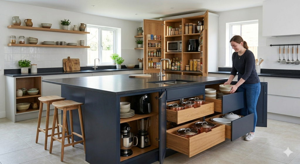 Adiós a los electrodomésticos sobre la mesada: los tres muebles que son tendencia y ayudan a ganar espacio 63 islas cocina