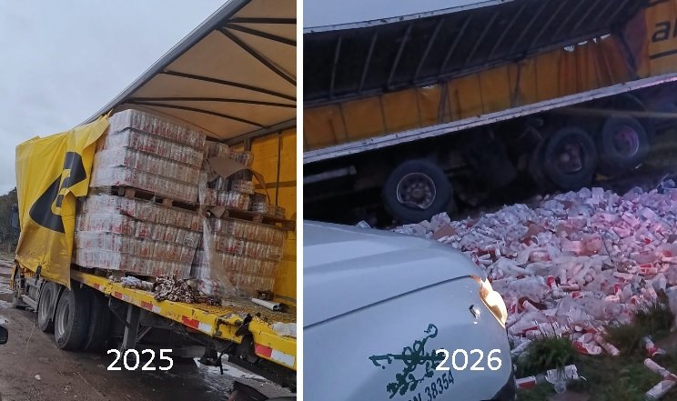 A un año de la tragedia de Nelson, un nuevo accidente con un camión cargado de insecticidas 61 accidente ruta 11