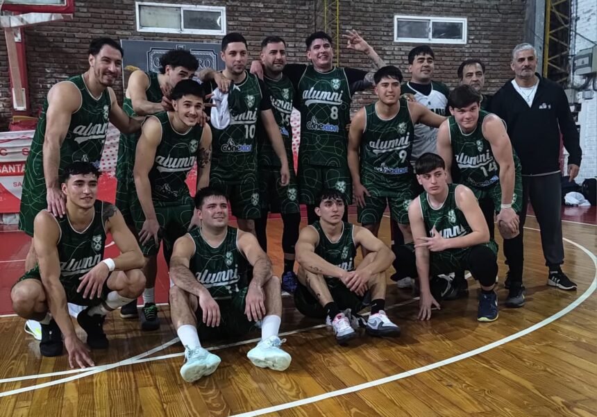 Alumni consiguió su cuarta victoria en fila 59 alumni vs santa rosa