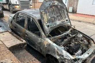auto quemado
