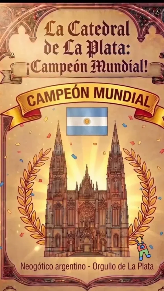 La Catedral de La Plata fue elegida como la más linda del mundo: derrotó a grandes joyas de Europa 63 catedral La Plata premio