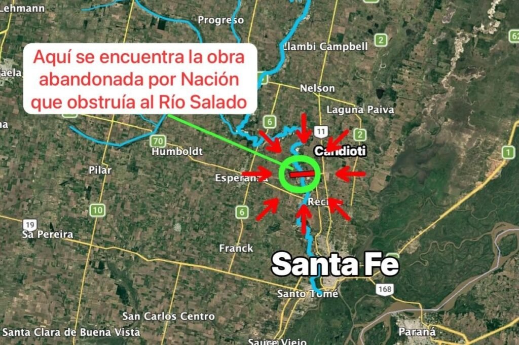 mapa terraplen