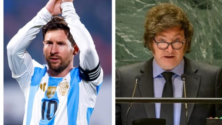 Milei respaldó a Messi tras su despedida a su padre: “¡Fuerza, Capitán!” 60 milei messi