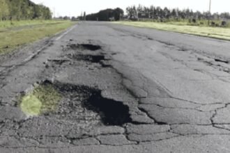 ruta 33 baches