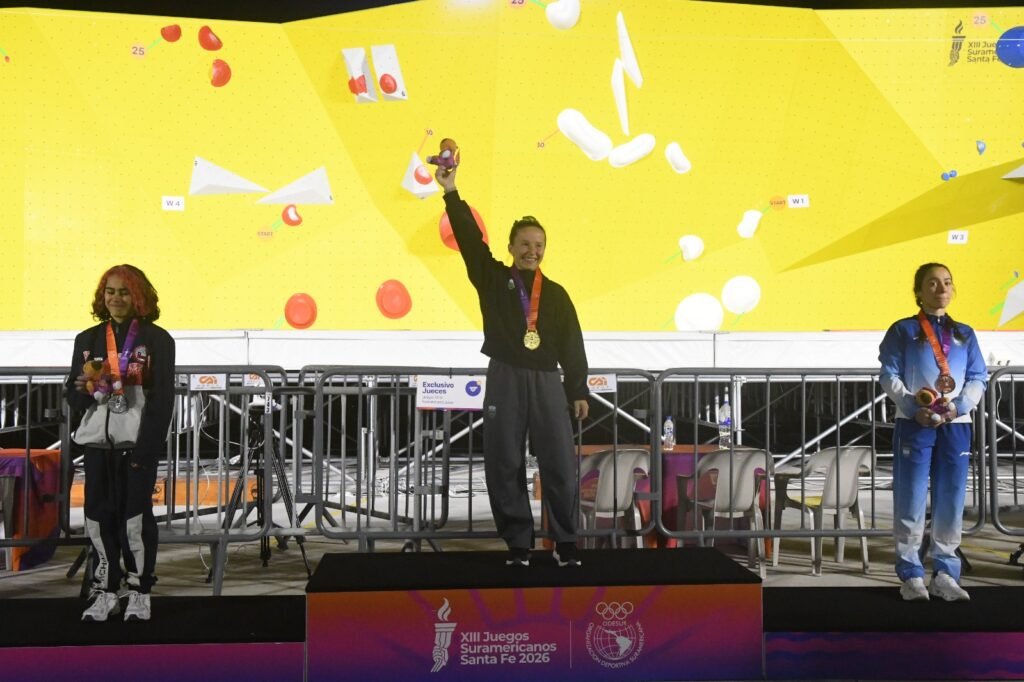 Escalada en los Juegos: el Boulder femenino definió a las tres medallistas con una final vibrante 62 WhatsApp Image 2026 09 23 at 13.35.51