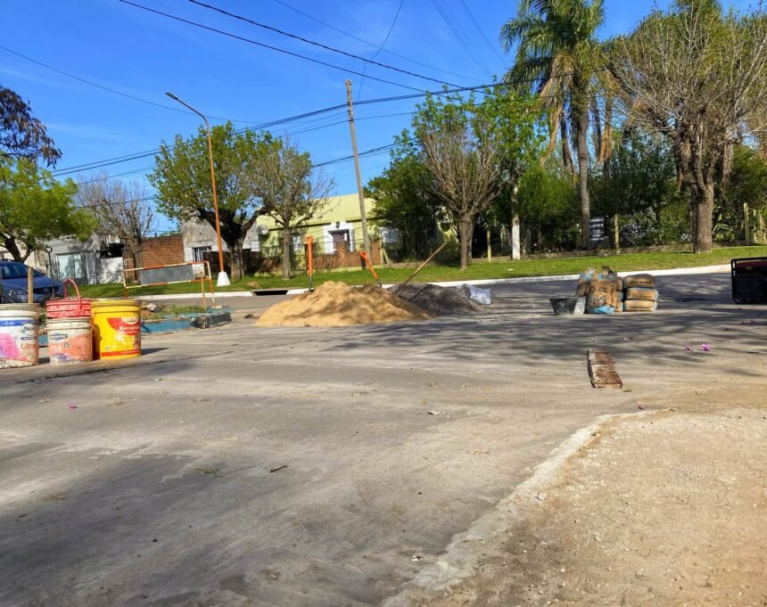 La Comuna de Arroyo Aguiar realiza trabajos sobre calle Moreno 60 aguiar calle moreno