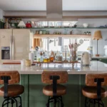 cocina con verde