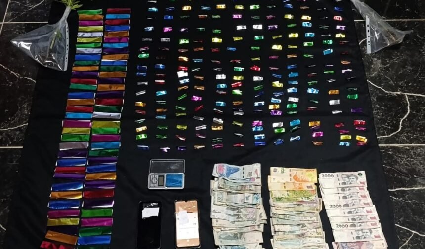 Tres personas fueron detenidas durante allanamientos por microtráfico en Santa Fe 60 droga 1
