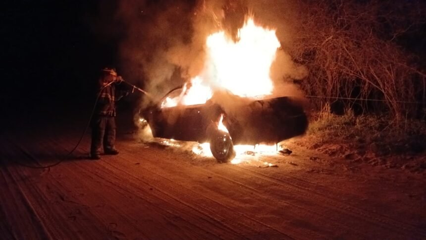 incendio auto dos