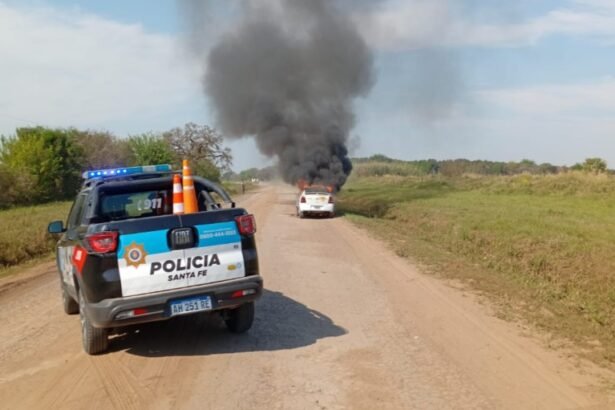 incendio auto monte vera
