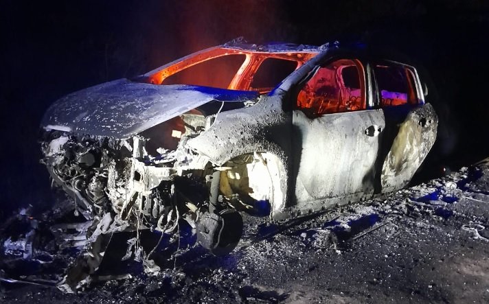 auto quemado