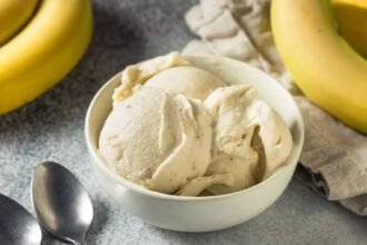 helado de banana