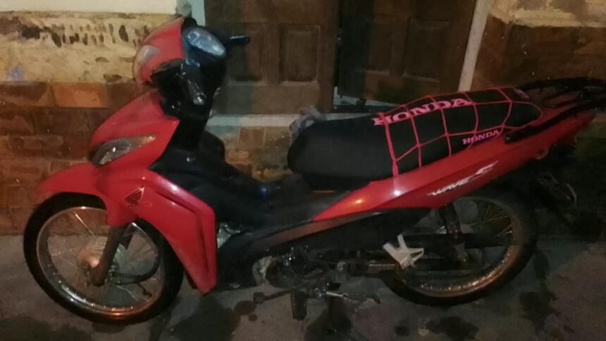 moto secuestrada